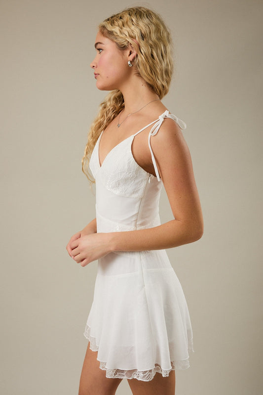 Alexis Lace Mini Dress