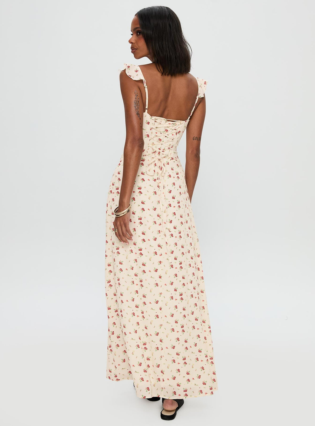 Maryana Maxi Dress Cream / Multi