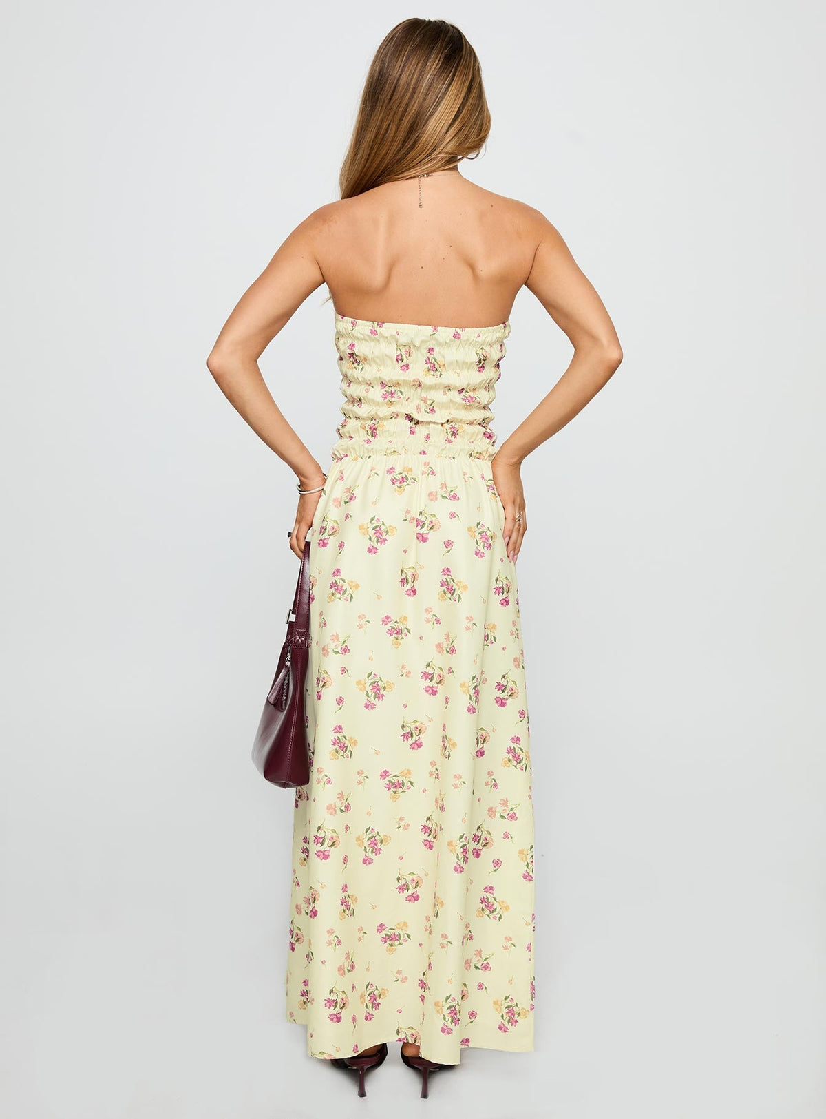 Human Nature Strapless Maxi Dress Multi Floral