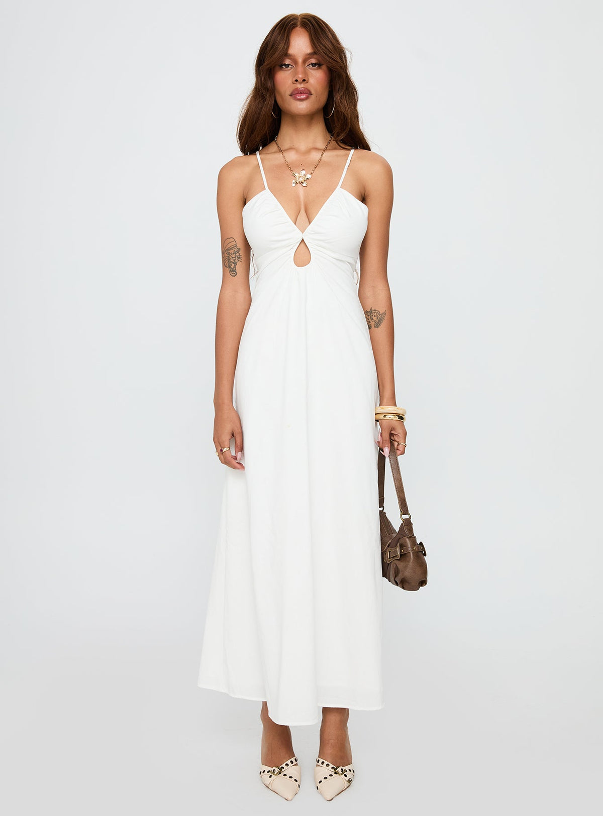 Harkonnen Maxi Dress White