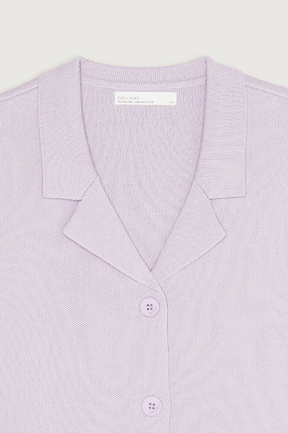 OVERSIZED COLLARED CARDIGAN
