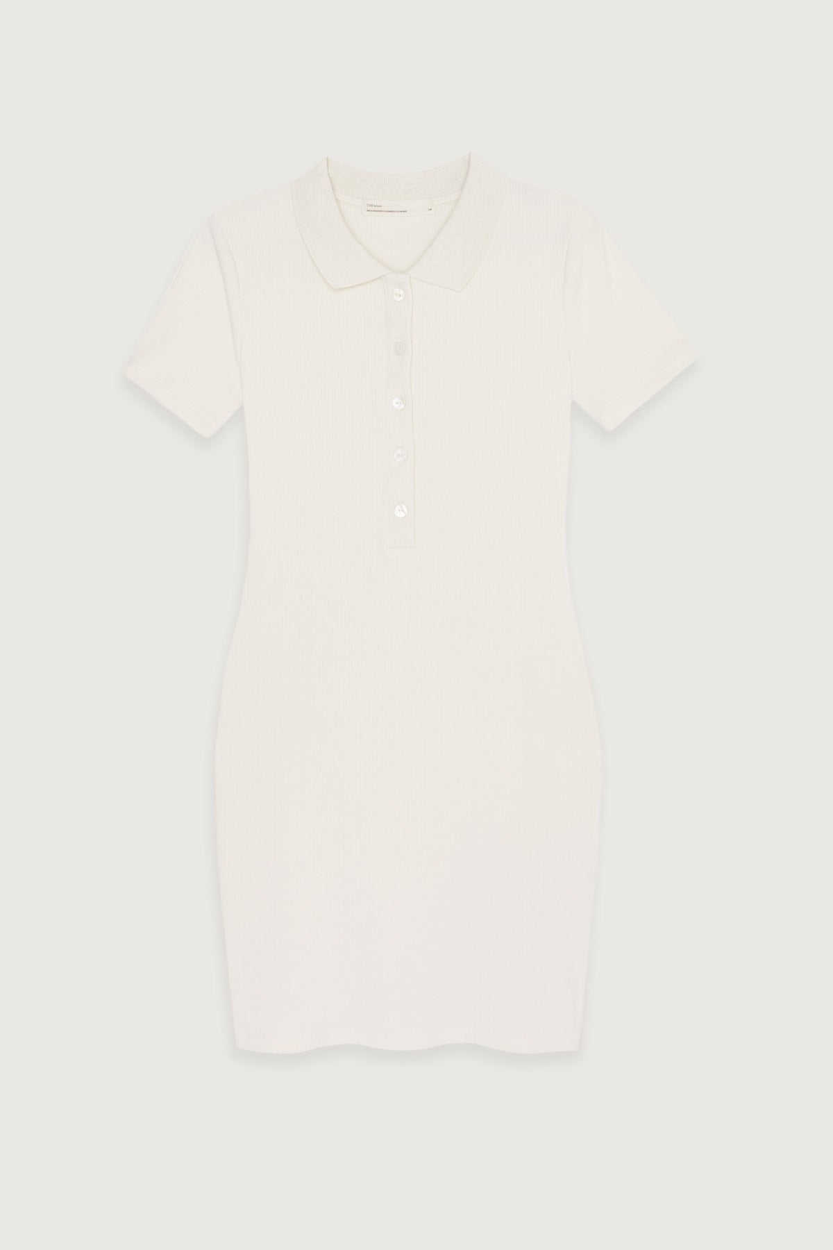 COLLARED MIDI DRESS