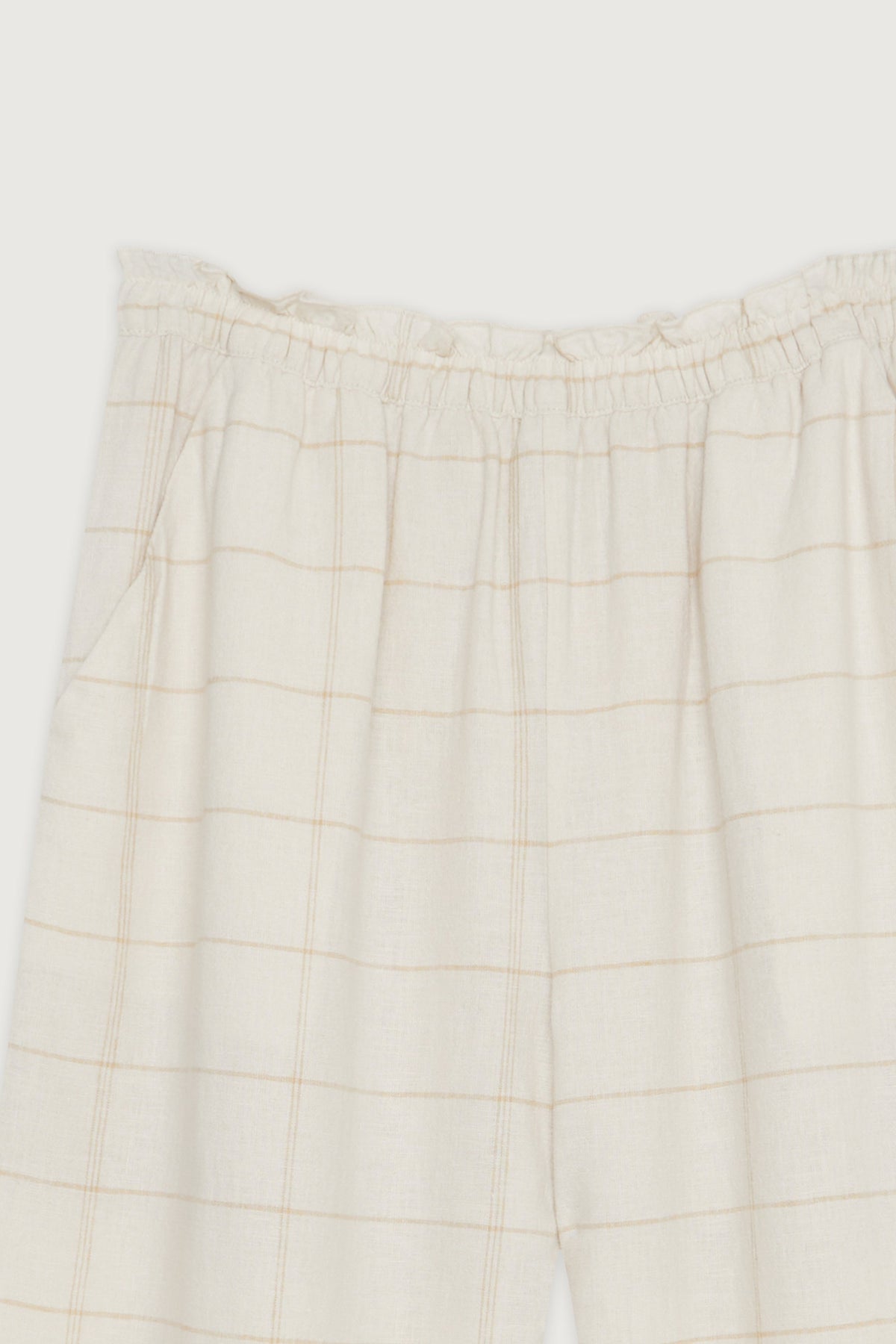 GRID PRINT PANT