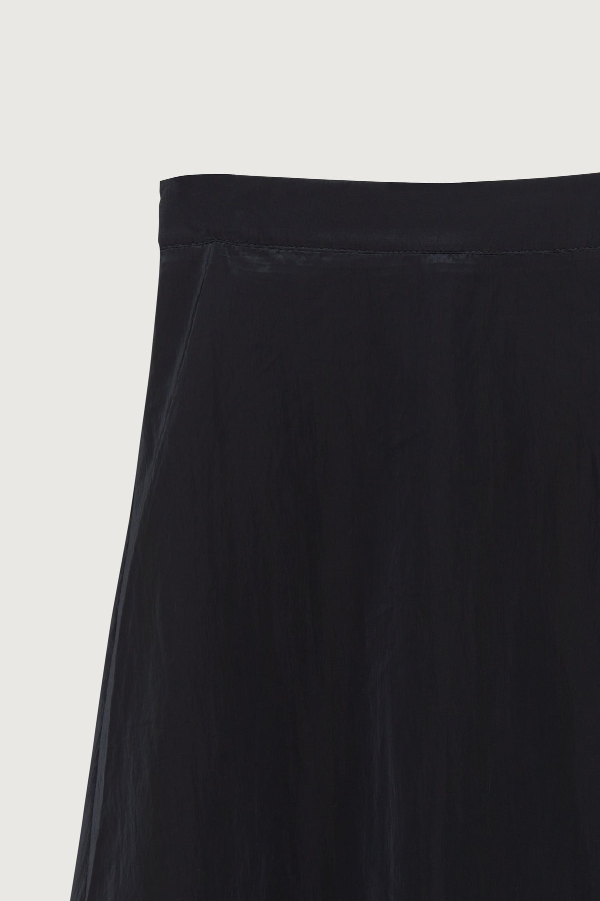 NYLON MIDI SKIRT