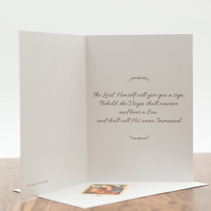 Ad Crucem Christmas Card Madonna and Child