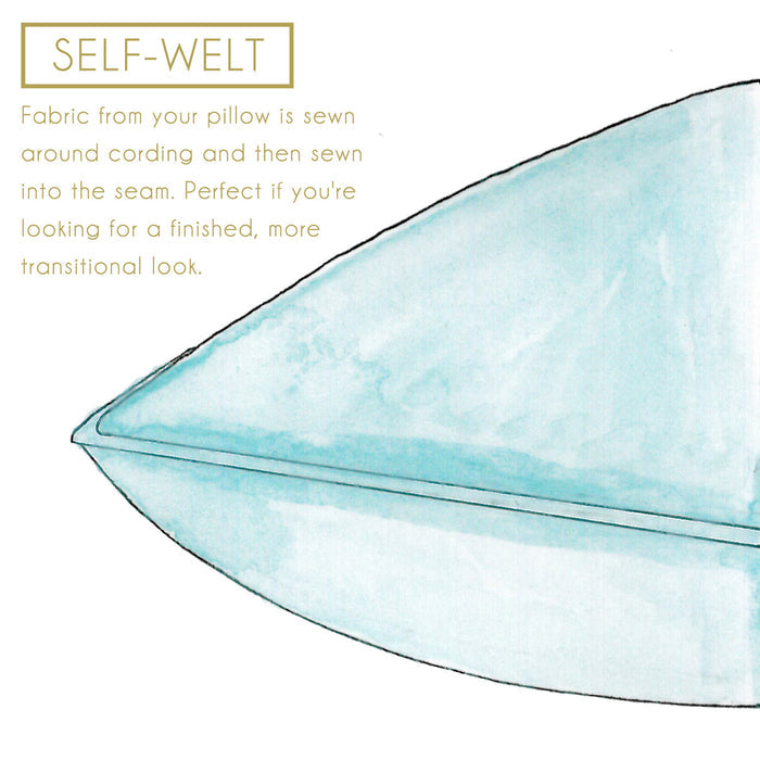 Betwixt Water and Ivory Pillow