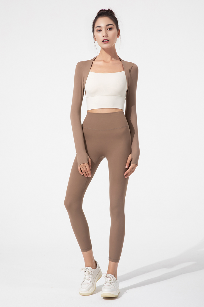 Dual Colour Long Sleeve Sportswear Shirt for Women