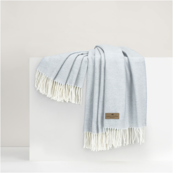 Hydrangea Herringbone Throw