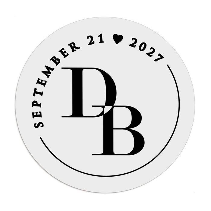 1.25" - 12 Labels / Black