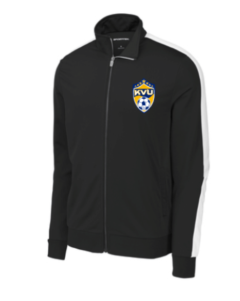 JST94-Sport-Tek ® Tricot Sleeve Stripe Track Jacket-KVU