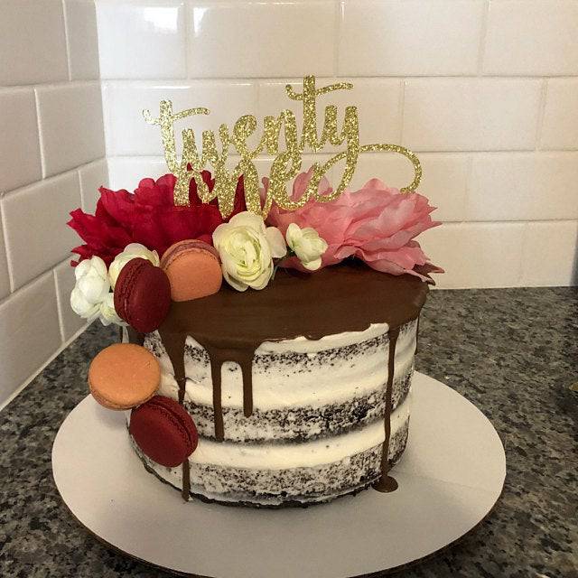 Twenty One Cake Topper - XOXOKristen
