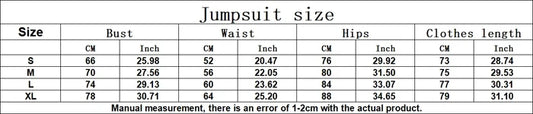 Women Jumpsuit Sleeveless Slim Activewear