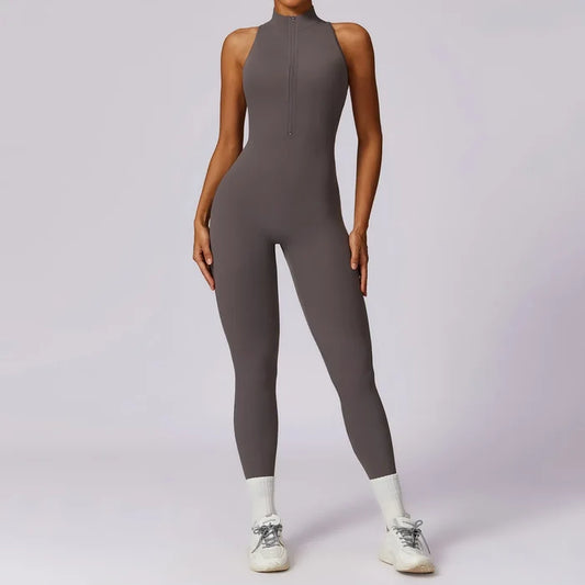 ZipFit Yoga Jumpsuit: Women's Activewear Set