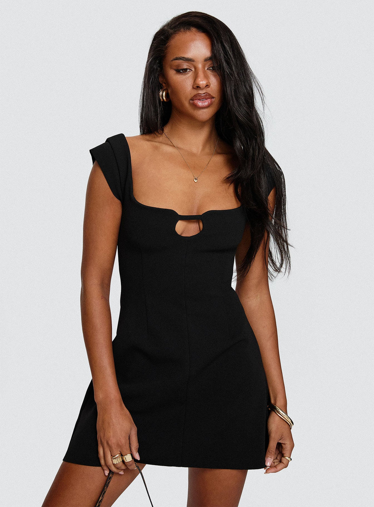Sylvette Mini Dress Black