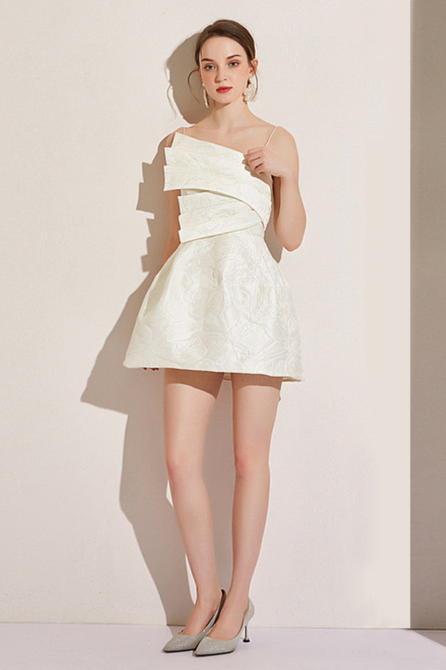 Strapy Hem Mini Dress