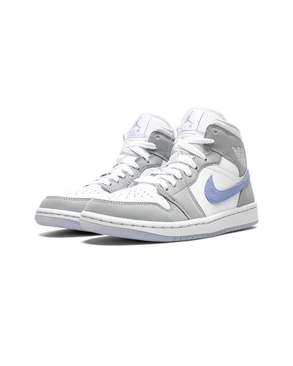 Jordan 1 Mid Wolf Grey Aluminum (Women's)
