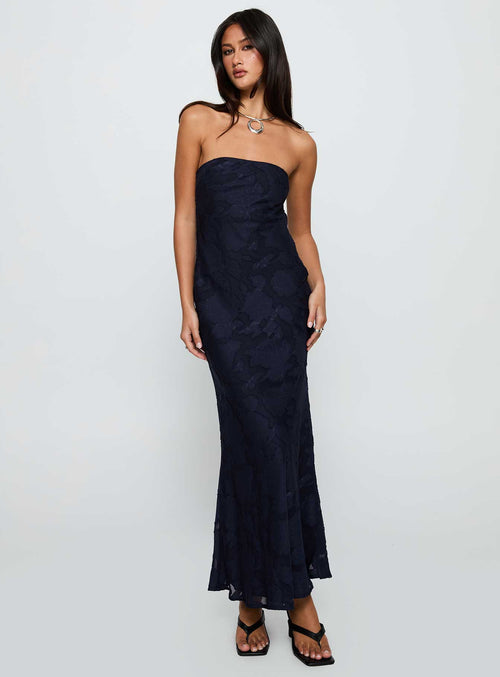 Haley Maxi Dress Navy