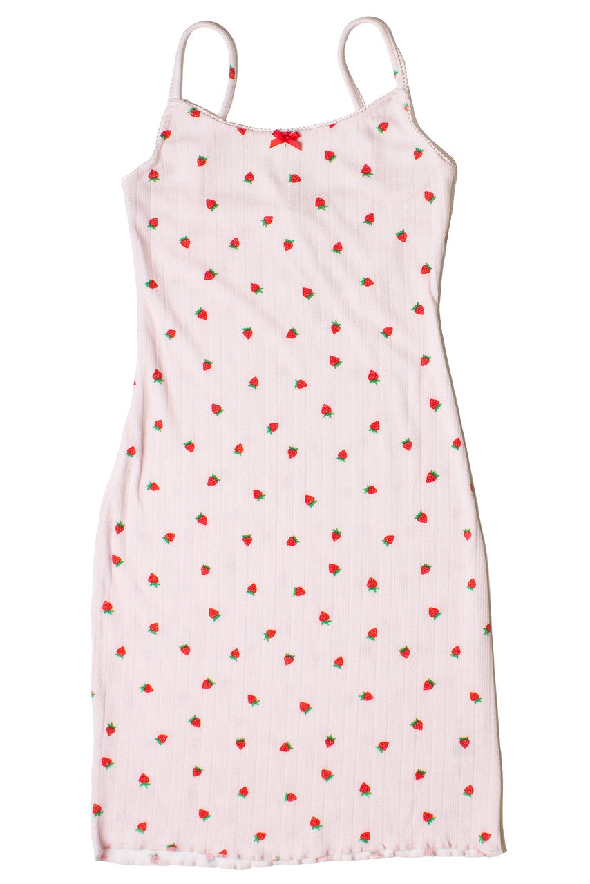 Bow Detail Fruit Print Mini Dress