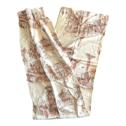 1960’s Italianate Drapery Panel - Annabel Bleu