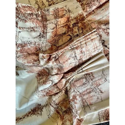 1960’s Italianate Drapery Panel - Annabel Bleu