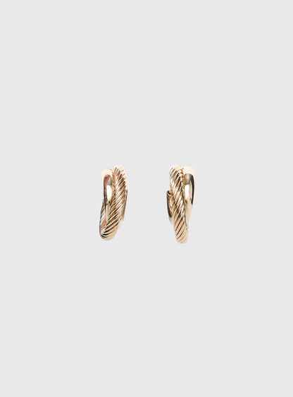 Aster Layered Hoops Gold