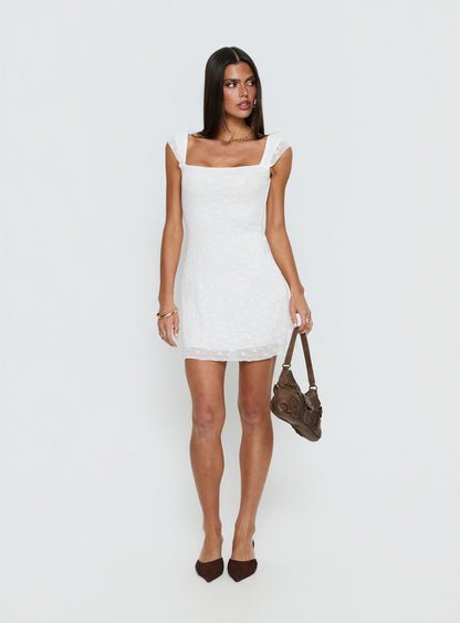 Lanchester Mini Dress White