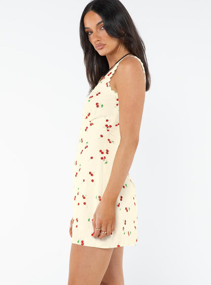 Dasha Mini Dress Cherry