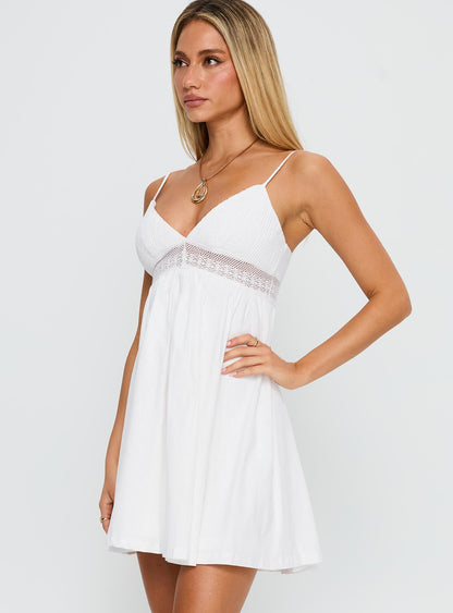 Bodee Mini Dress White