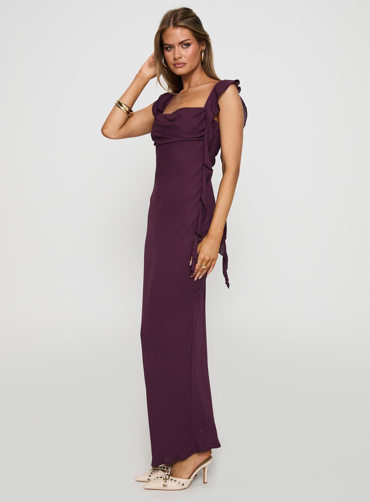 Lanai Maxi Dress Plum