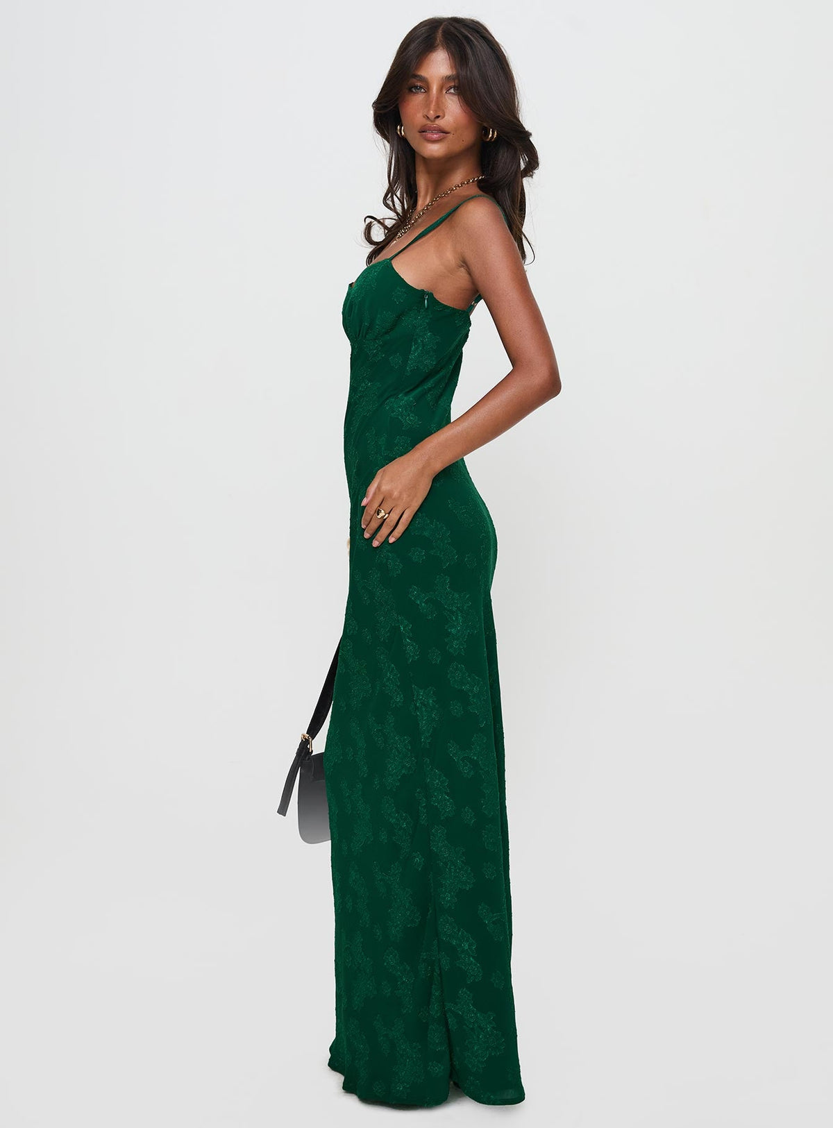 Ginette Maxi Dress Forest Green