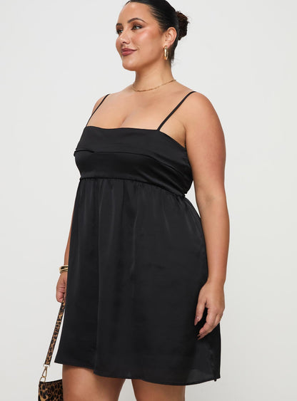 Ortega Mini Dress Black Curve