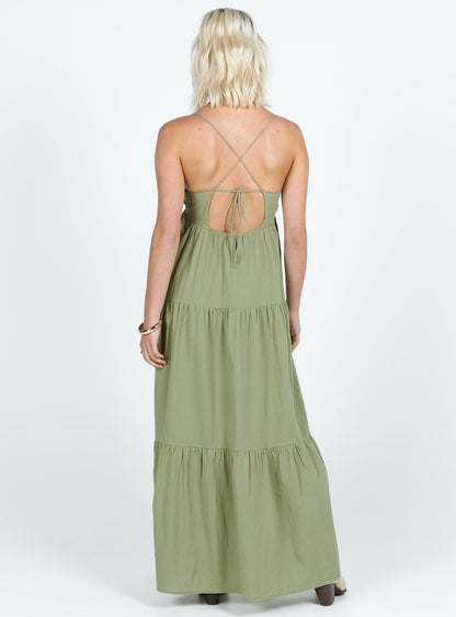 Chelsea Maxi Dress Sage Green
