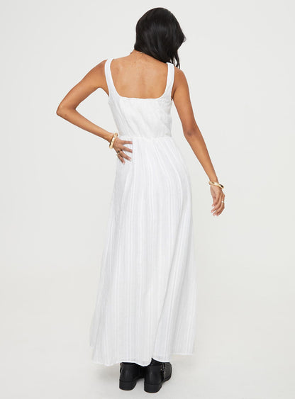 Lorinda Maxi Dress White