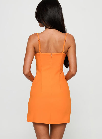 Someone You Love Mini Dress Orange