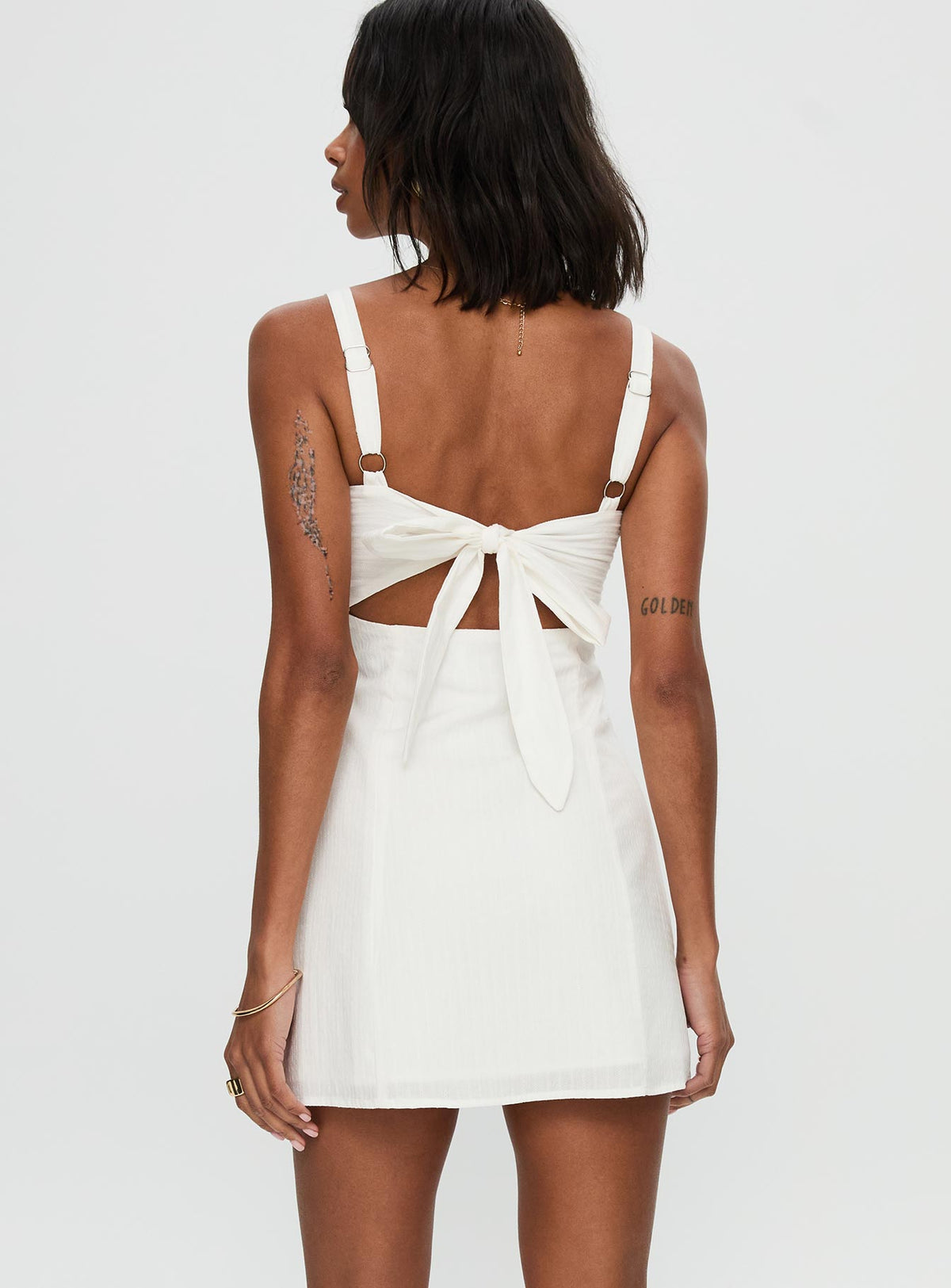 Summer Isles Mini Dress White