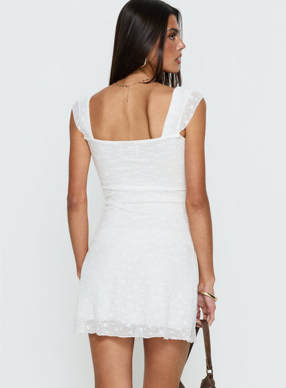 Lanchester Mini Dress White