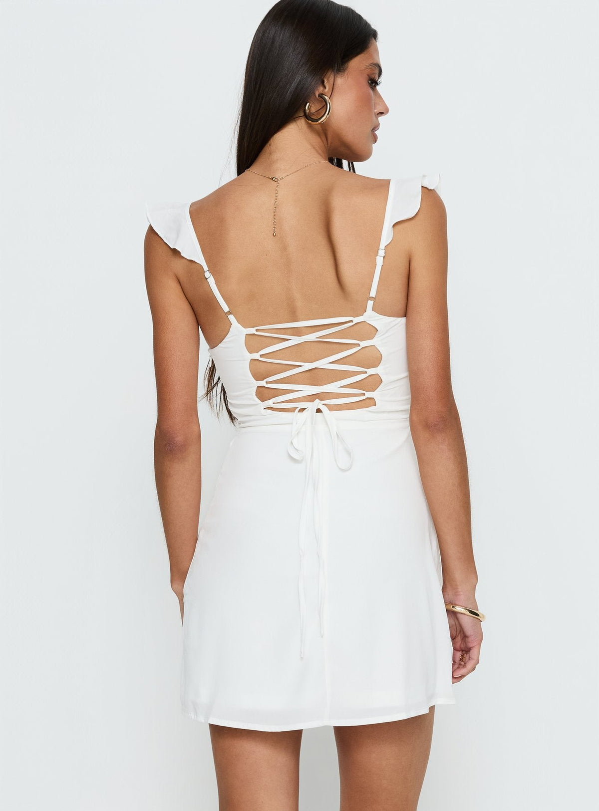 Landon Mini Dress White