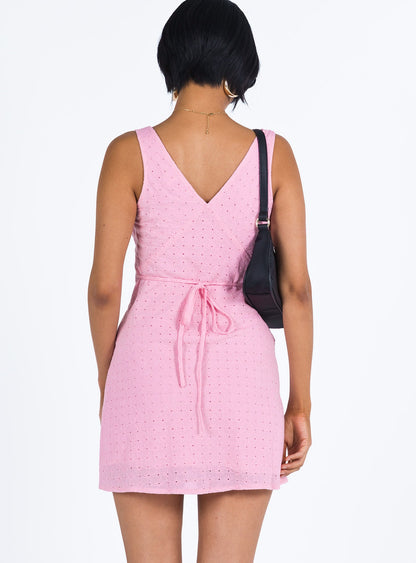 Nellie Mini Dress Orchid Pink