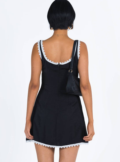 Fyfe Mini Dress Dusty Black