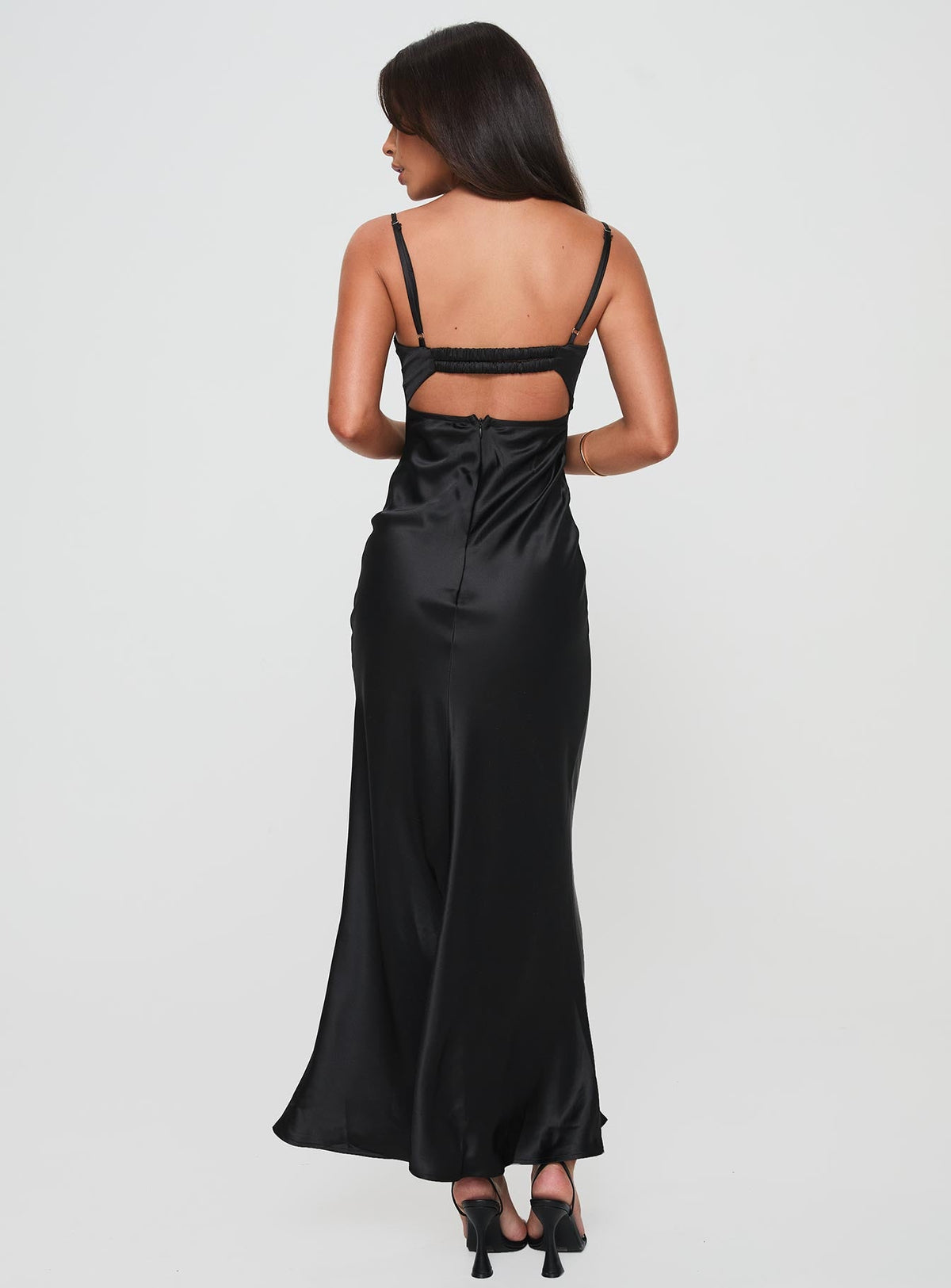 Fadyen Bias Cut Maxi Dress Black