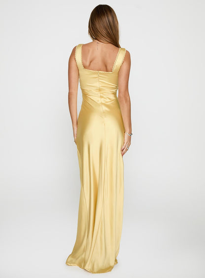 Dasha Maxi Dress Lemon