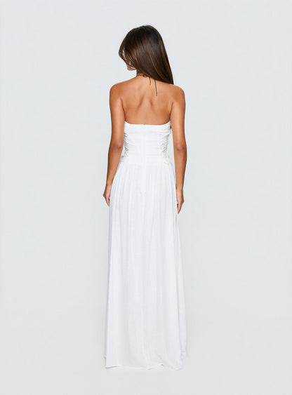 So Far So Good Maxi Dress White