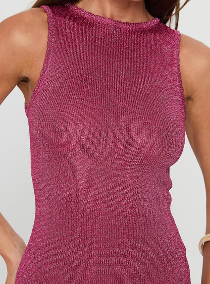 Tourista Maxi Dress Hot Pink