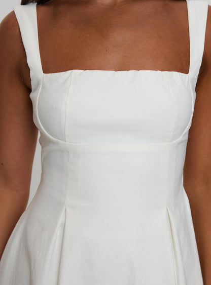 Xanthus Mini Dress White