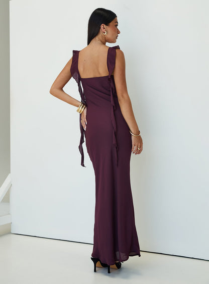 Lanai Maxi Dress Plum
