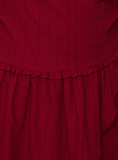 Cosie Mini Dress Red Curve