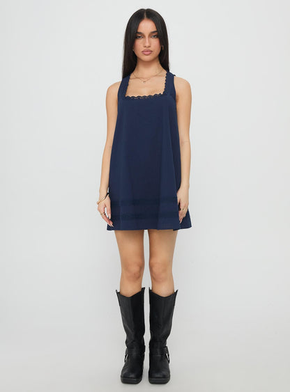 Alanah Mini Dress Navy