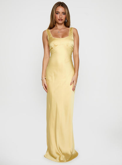 Dasha Maxi Dress Lemon