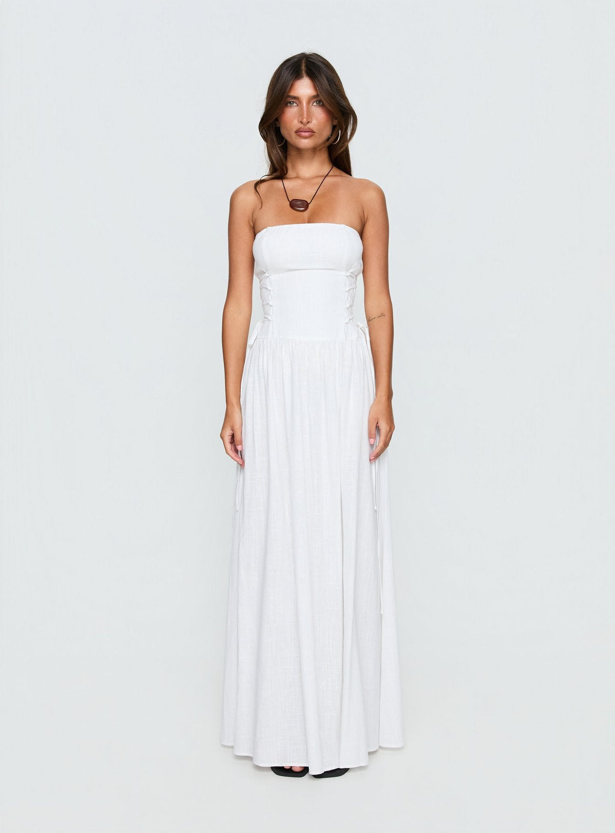 So Far So Good Maxi Dress White
