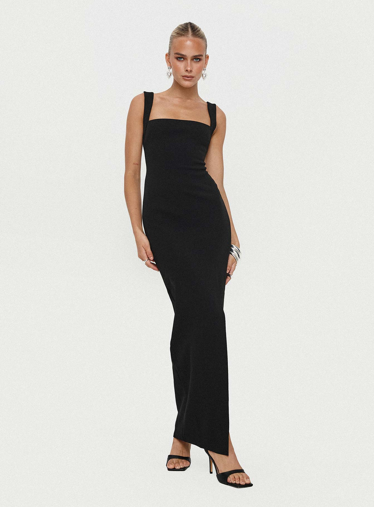 Bombshell Maxi Dress Black Petite